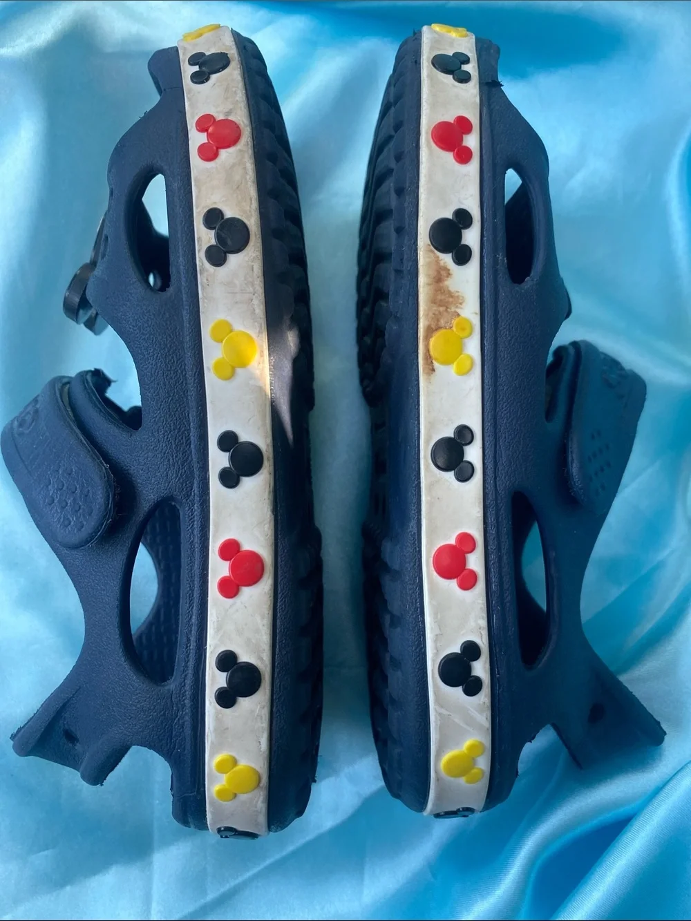 Crocs Kids Navy Mickey Mouse Sandals Shoes